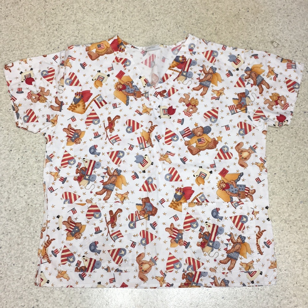 American Scrub Top